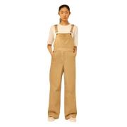 Gekleurde Gabardine Overall met Verstelbare Bandjes Semicouture , Brow...