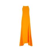 Lange jurken Jil Sander , Orange , Dames