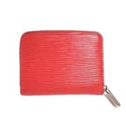 Pre-owned Leather wallets Louis Vuitton Vintage , Red , Dames