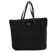 Pre-owned Fabric totes Prada Vintage , Black , Dames