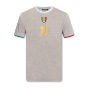 Grijze Katoenen T-Shirt met Ronde Hals Dolce & Gabbana , Gray , Heren