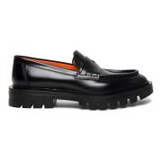 Loafers Santoni , Black , Dames