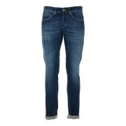 Moderne Slim-Fit Jeans Dondup , Blue , Heren