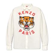 Oversized shirt Kenzo , Beige , Heren