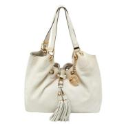 Pre-owned Leather shoulder-bags Michael Kors Pre-owned , White , Dames