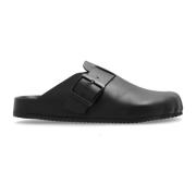 Leren slippers Balenciaga , Black , Dames