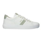 Wit-Reseda Sneaker Blackstone , White , Dames