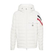 Witte Jassen voor Mannen/Vrouwen Moncler , White , Heren