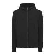 Hoodie met rits en capuchon RRD , Black , Heren