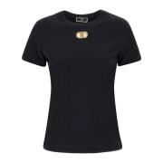 Zwarte T-shirts en Polos van Elisabetta Franchi Elisabetta Franchi , B...