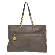 Pre-owned Leather totes Fendi Vintage , Brown , Dames