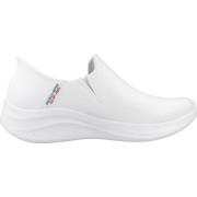 Trendy Slip-On Sneakers voor Vrouwen Skechers , White , Dames