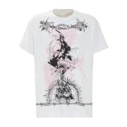 Wit Katoenen T-Shirt Ss22 Givenchy , White , Heren