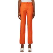 Moderne Straight Leg Broek Maisie Wilen , Orange , Dames