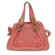 Pre-owned Leather handbags Chloé Pre-owned , Orange , Dames