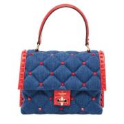 Pre-owned Denim handbags Valentino Vintage , Blue , Dames