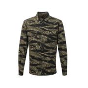 Camouflage Shirt met Lange Mouwen Dolce & Gabbana , Green , Heren