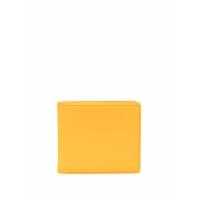 Gele Four-Stitch Logo Bi-Fold Wallet Maison Margiela , Yellow , Dames