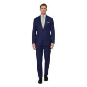 Pinstripe Suit van zuivere Super 130 wol Boggi Milano , Blue , Heren