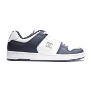 Witte Leren Sneakers - Manteca 4 S DC Shoes , White , Heren