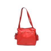 Pre-owned Leather shoulder-bags Loewe Pre-owned , Red , Dames