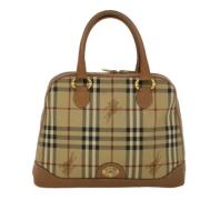 Pre-owned Canvas handbags Burberry Vintage , Beige , Dames