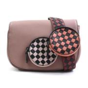 Pre-owned Leather clutches Bottega Veneta Vintage , Pink , Dames