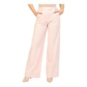 Flare Palazzo Broek in Roze Fracomina , Pink , Dames