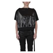 Rubberen Dolk Sweatshirt Rick Owens , Black , Dames