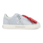 Lichtblauwe Vulcanized Sneakers Off White , Blue , Dames