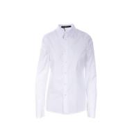Witte Overhemd met Rechte Snit Sapio , White , Dames