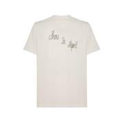 Sneeuw in april Boxy Crew Neck T-Shirt Our Legacy , White , Heren