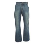 Pre-owned Denim bottoms Armani Pre-owned , Blue , Dames