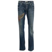 Pre-owned Denim jeans Moschino Pre-Owned , Blue , Dames