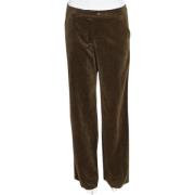Pre-owned Corduroy bottoms Armani Pre-owned , Brown , Dames