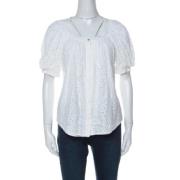 Pre-owned Cotton tops Valentino Vintage , White , Dames