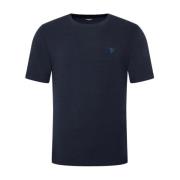 Logo Patched T-Shirt - Blauw Guess , Blue , Heren