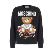 Zwarte Sweaters voor Heren Moschino , Black , Heren
