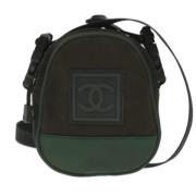 Pre-owned Canvas chanel-bags Chanel Vintage , Green , Dames