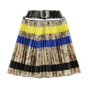 Multicolor wollen mini rok Chopova Lowena , Multicolor , Dames