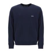 Sweatshirt met logolabel van katoenen Franse badstof Autry , Blue , He...