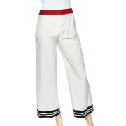 Pre-owned Cotton bottoms Moschino Pre-Owned , White , Dames