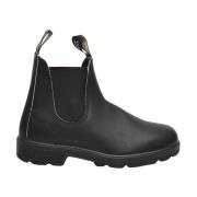 Zwarte Leren Beatles Laarzen Blundstone , Black , Heren