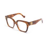 Bruin/Havana Optisch Montuur Stijlvol Must-Have Loewe , Brown , Dames