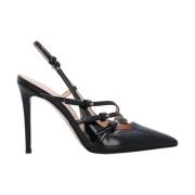 Dames Open Rug Stiletto Hak Pumps Pinko , Black , Dames