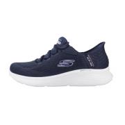 Stijlvolle Casual Sneakers voor Vrouwen Skechers , Blue , Dames