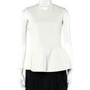 Pre-owned Cotton tops Balmain Pre-owned , Beige , Dames