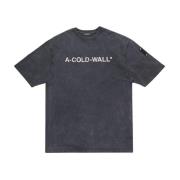 Logo Onyx T-Shirt A-Cold-Wall , Gray , Heren
