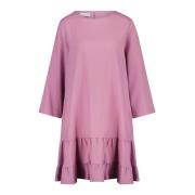 Luchtige midi-jurk van wolmix Rosso35 , Pink , Dames