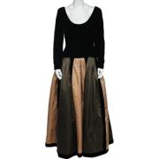 Pre-owned Silk dresses Oscar De La Renta Pre-owned , Multicolor , Dame...